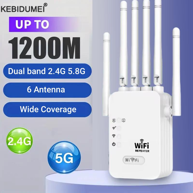 Smart Home Router - Repetidor wi-fi sem fio 1200mbps, 2.4g