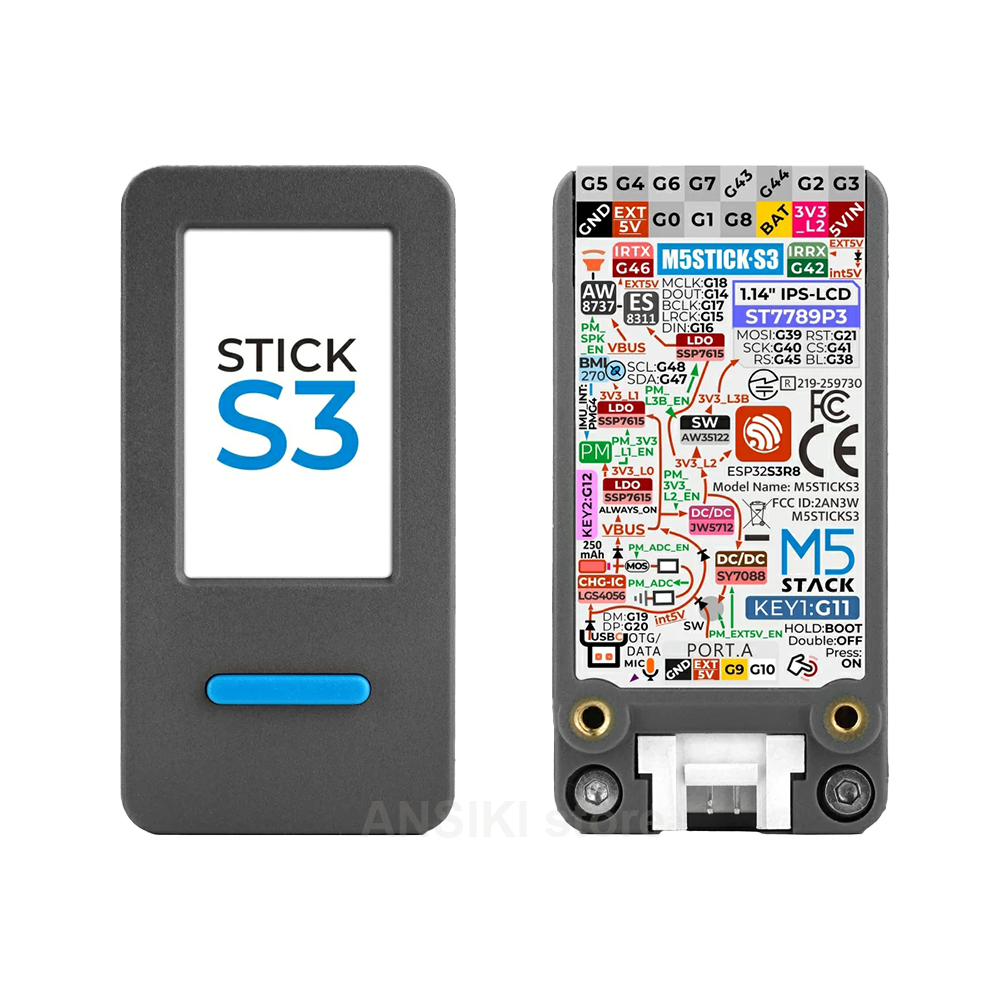 Smart Home Kits - Kit de Desenvolvimento IoT M5Stack M5StickS3
