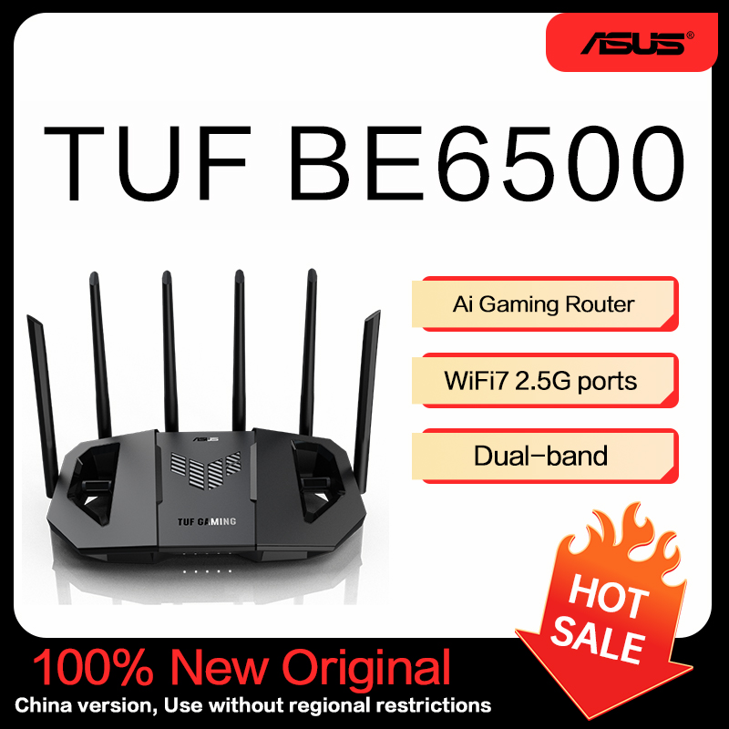 Smart Home Router - ASUS WiFi7 TUF GAMING BE6500 Roteador