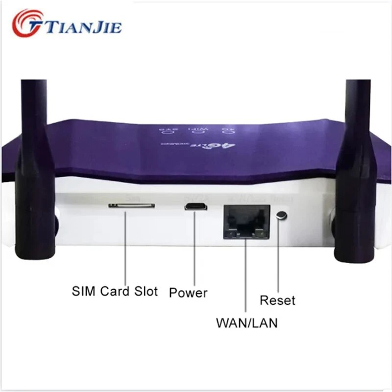 Tianjie 4g cartão sim roteador - Smart Home Router avaliação e preço
