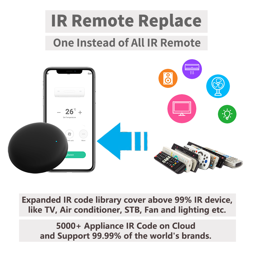 Tuya wifi ir remoto para autom - Universal Remote Smart Home avaliação e preço