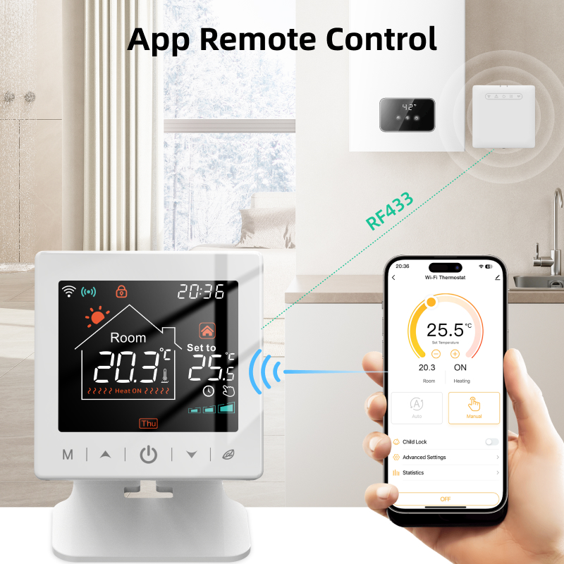Casa inteligente wifi termosta - Universal Remote Smart Home avaliação e preço