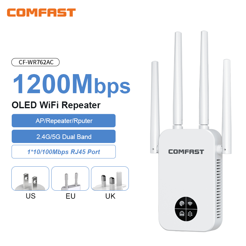 Comfort 1200mbps repetidor wi- - Smart Home Router avaliação e preço