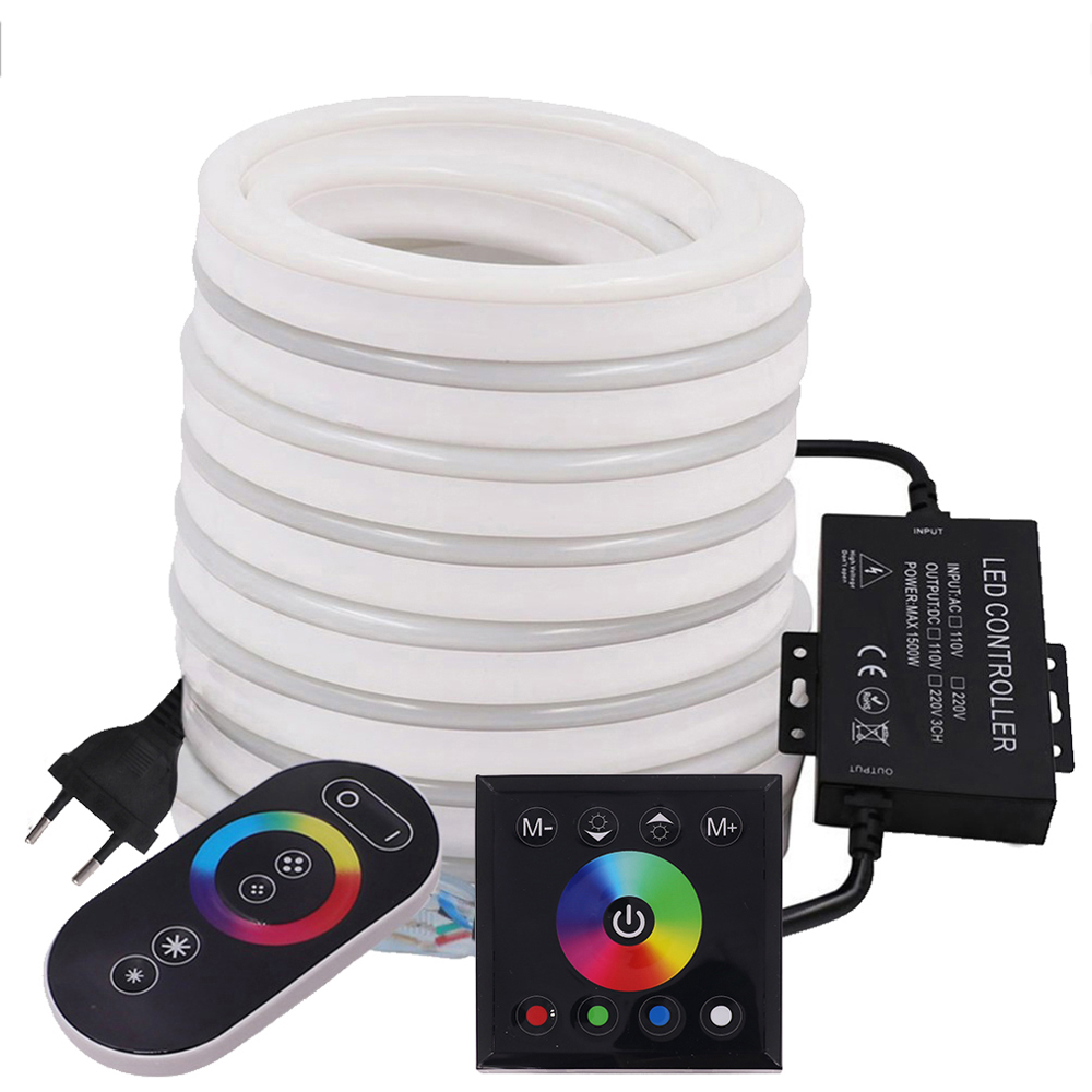 Flexível LED Neon Light Strip, - Smart Home Poster avaliação e preço