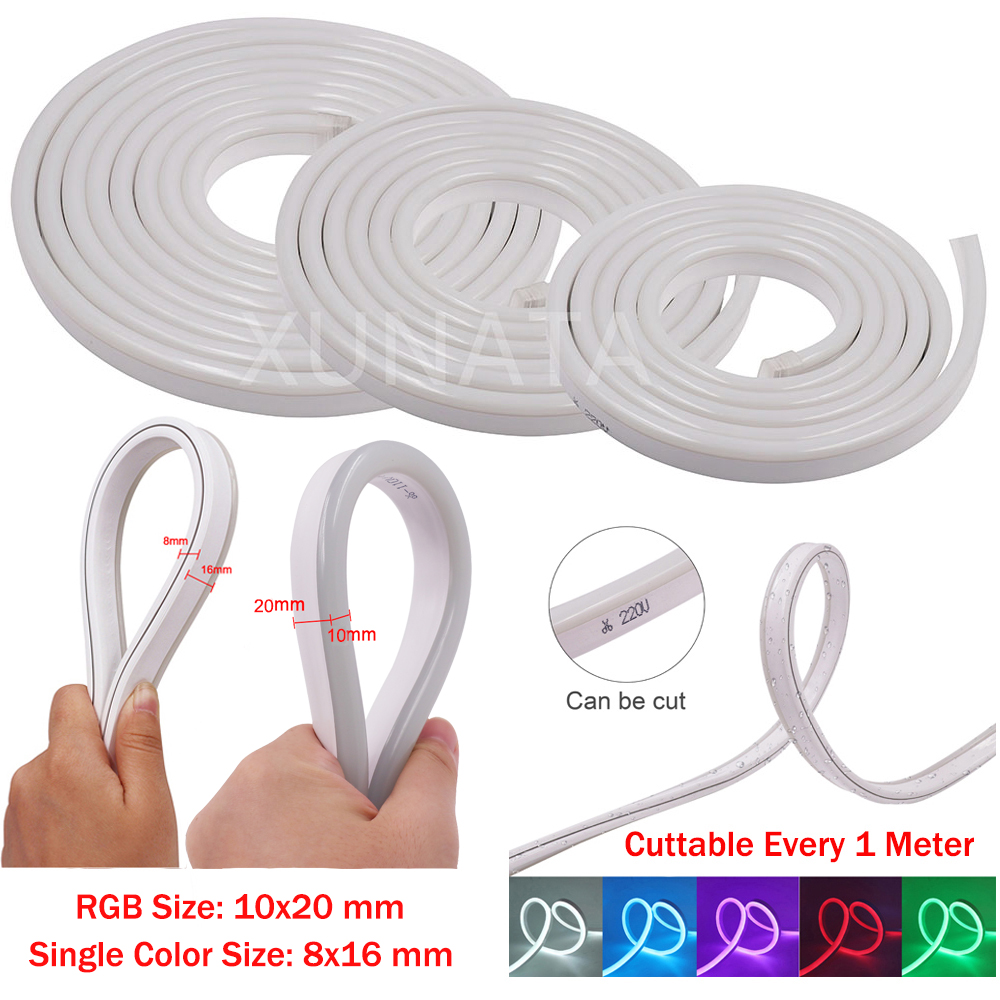 Flexível LED Neon Light Strip, - Smart Home Poster avaliação e preço