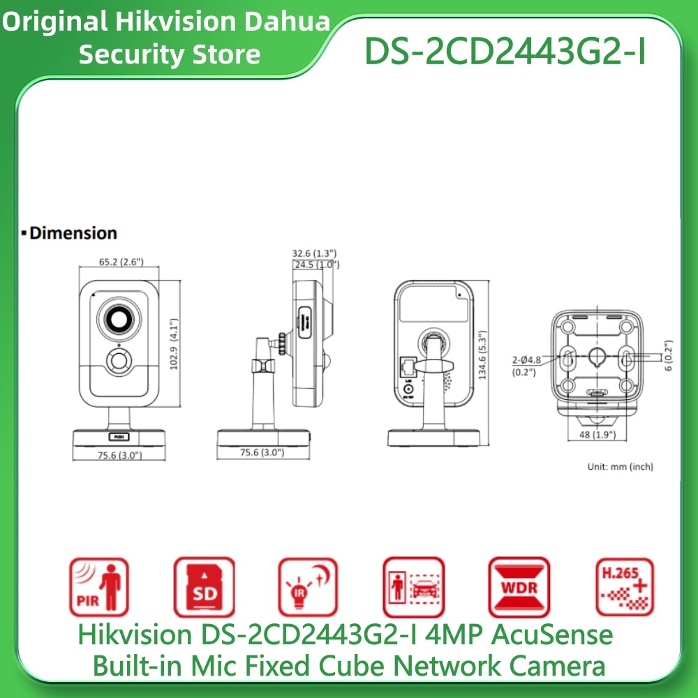 Câmera Mini Hikvision DS-2CD24 - Smart Home Hikvision avaliação e preço