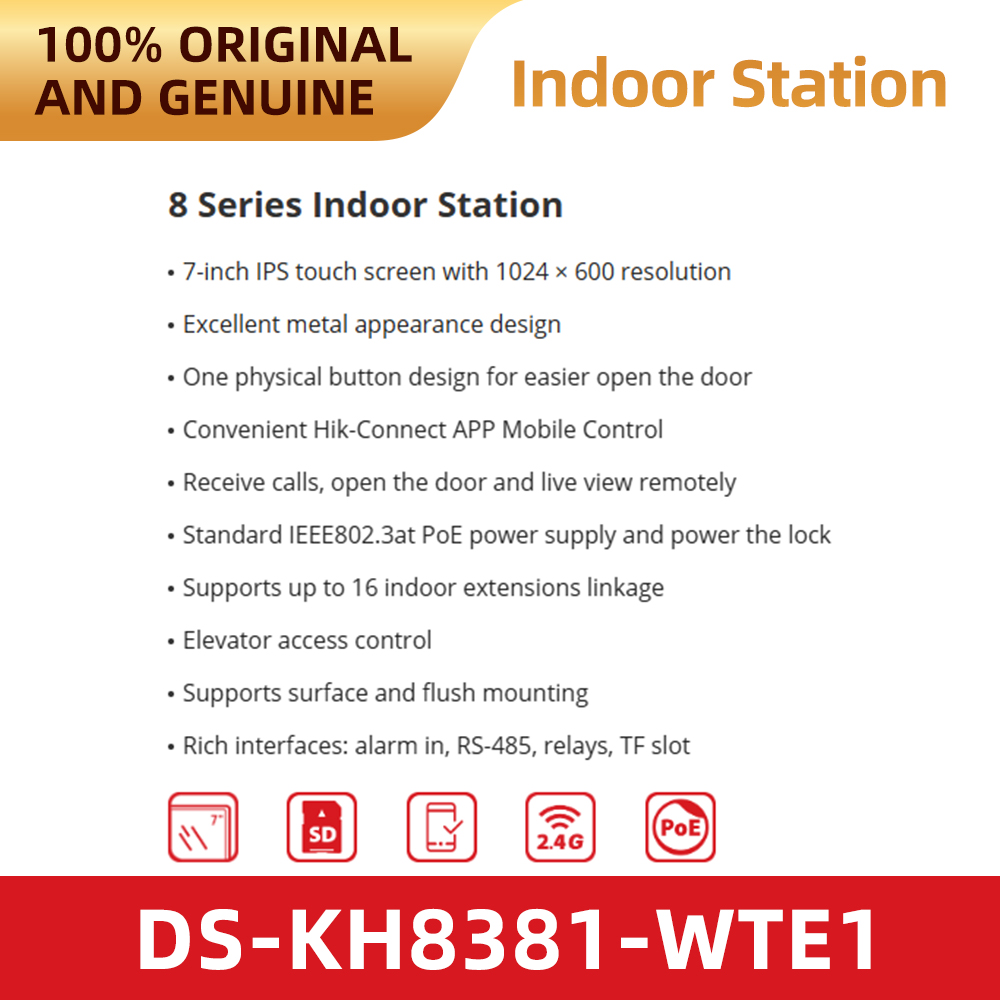 Hikvision DS-KH8381-WTE1 Inter - Smart Home Hikvision avaliação e preço