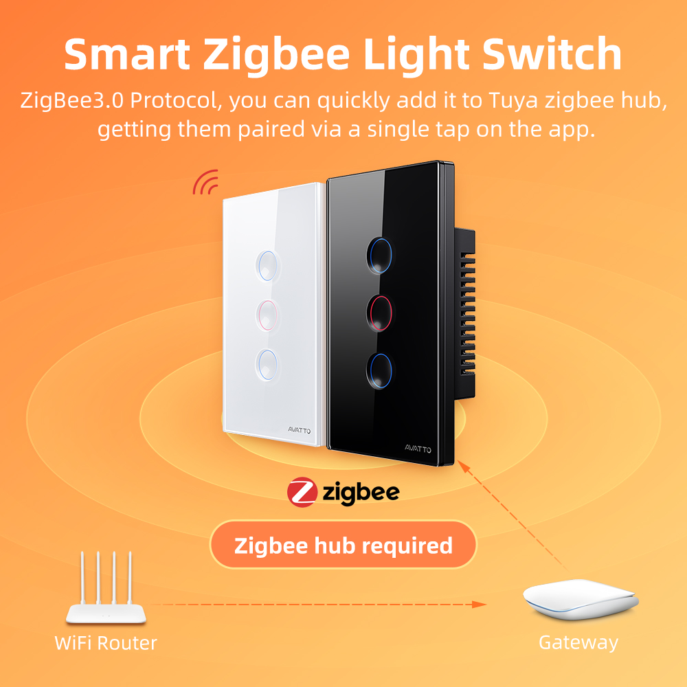 AVATTO Interruptor de Luz Inte - Smart Home Z Wave avaliação e preço
