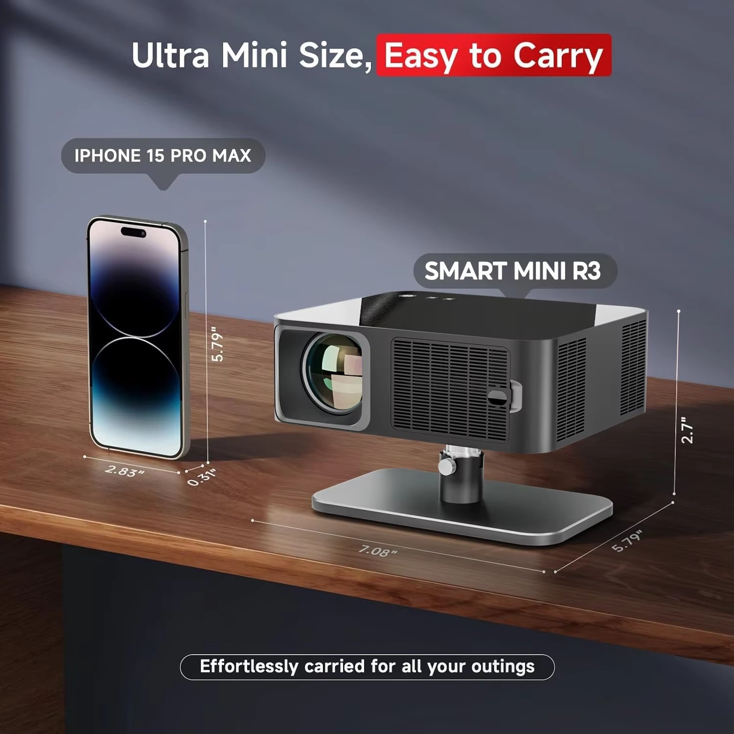 R3 1080p Auto-Focus Portátil A - Smart Home Mod avaliação e preço