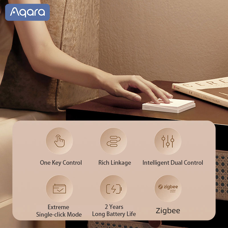 Aqara interruptor de parede or - Smart Home Z Wave avaliação e preço